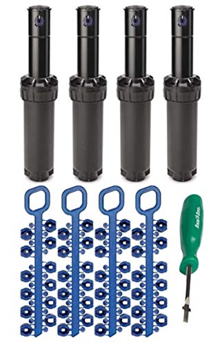 Rain Bird 5000 Series Rotor Sprinkler Heads with Nozzles & Tool - Pack of 8