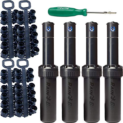 Rain Bird 4 Pack Adjustable Arc Rotor Sprinklers for Home